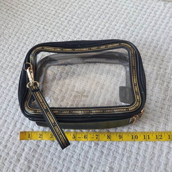 Harry Potter Transparent Pouch with Black and Gold Trim - Picture 7 of 11